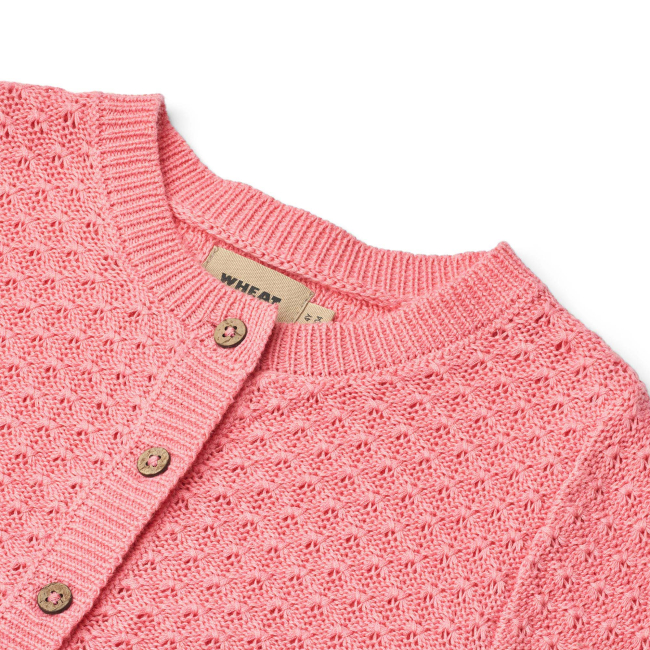 Wheat Strickjacke Magnella flamingo pink